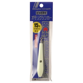 Major Craft BE-SINKER 15#1 Big Eye Toy Rig Sinker No. 15, Luminous