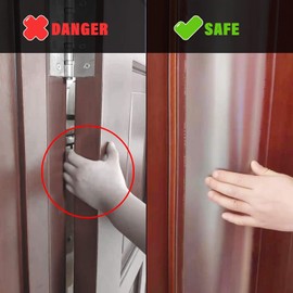 Finger Pinch Door Guard - Door Protector for Kids - Finger Pinch Guard Door Stopper - Shield for 90 Degree Doors - Finger Safety. (Style1, One Size)