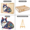 Jollitot Lazy Cute Cat Wooden Puzzles 95 Pieces Puzzles Gifts