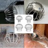 Stainless Steel Gutter Protection, 75 mm Downpipe Protection, Roof Pipes