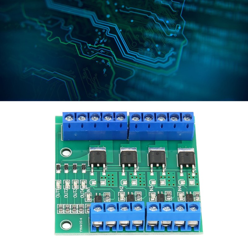 MOS Driver Module 4 Way Field Effect PLC Amplifier Board