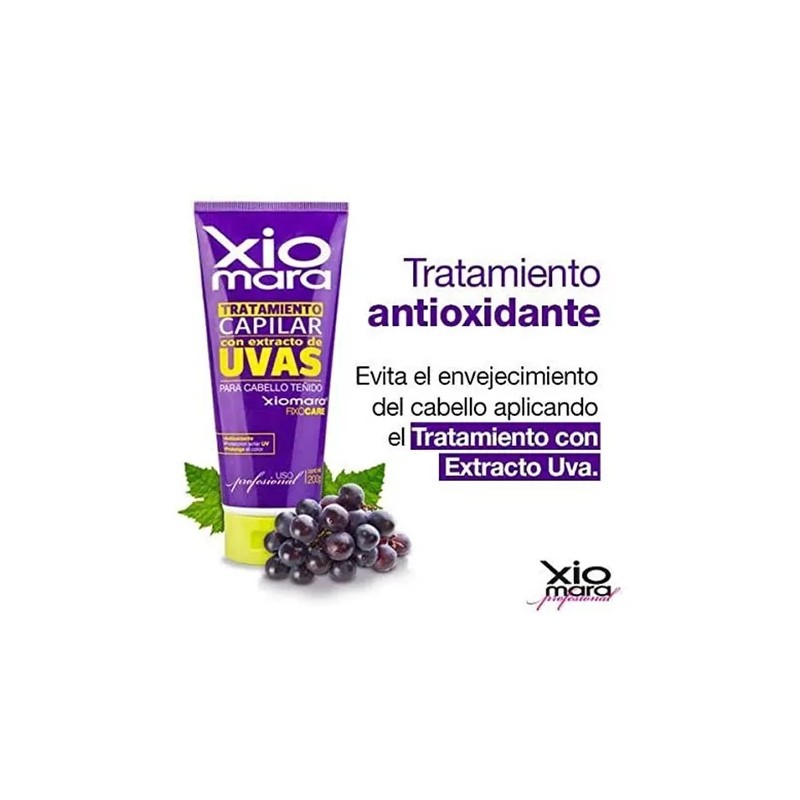 Tratamiento Uvas Para Cabello Teido Y Procesado 200grs