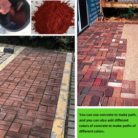CJGQ Plus Size 19.7"x19.7"x1.7" Concrete Molds Walk Maker Reusable Path Brickform Paver Lawn Patio Yard Garden DIY Walkway Pavement