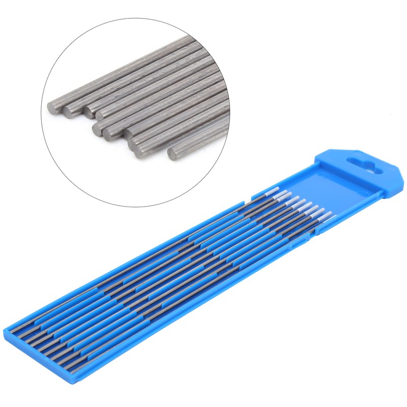 10pcs Tungsten Electrode Rod WZ8 Argon Arc White Tip Welding
