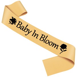 New Mom Baby Shower Decorations Gold Sash Gift for Pregnancy Congratulations First Time Moms Baby Shower Gender Reveal Sash Decorations for Pregnant Mommy Mothers Day Gifts for Women