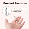SuriNexCentrics 2 in 1 Cuticle Pusher Professional Cuticle Tool Stainless