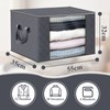 ASelected 3 PCS Storage Bag Storage Boxes 60 L Foldable