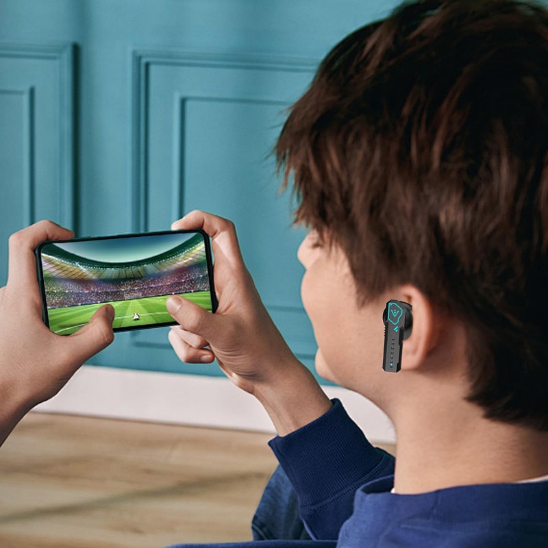 Wireless Headphones,Noise-Cancelling RGB Light Comfortable Earbuds | Sweatproof Consumer Electronics