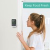 ORIA Refrigerator Thermometer, Digital LCD Thermometer with Waterproof Probe, Min/Max