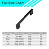 Modket 10 Pack Euro Slim Cabinet Handle Pull Solid Aluminum