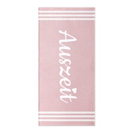 HOMELEVEL Beach Towel, Beach Blanket, Bath Towel, Cotton Mix, Sayings, 180 cm x 90 cm