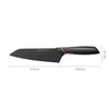 Fiskars Santoku-Messer, Modernes Design, Gesamtlänge: 29 cm, Qualitätsstahl/Kunststoff, Edge, 1003097