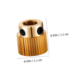 Alipis 10pcs Printer Extruder Wheel Teeth Drive Gear for Efficient Filament Grip Parts for Enhanced Printing Performance
