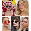 BOJOD anteojos de sol con forma de corazón para mujer,
