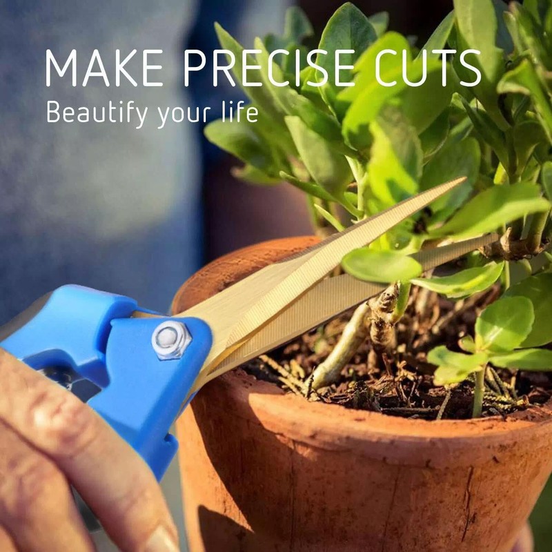 GROZY 6.5 Inch Gardening Scissors Hand Pruner Pruning Shear with