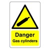 Safety First Display LTD Danger gas cylinders sign - 1.2mm