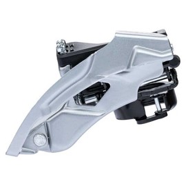 SHIMANO Altus FD-M370 Front Derailleur 3 x 9-Speed Clamp Dual Pull Black Design 66-69° Chainstay Angle 2016 Mountain Bike