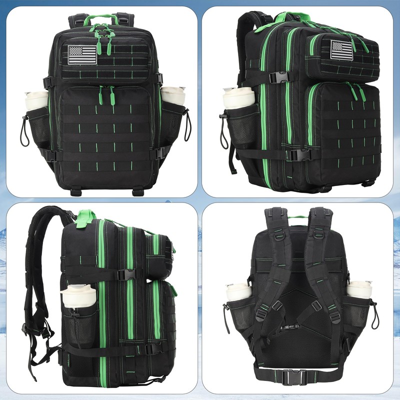 HongXingHai 9L Tactical Assault Backpack - Mini Fitness Hiking Backpack,