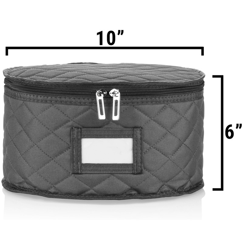 10" Salad Plate Quilted Case - China Storage Container -