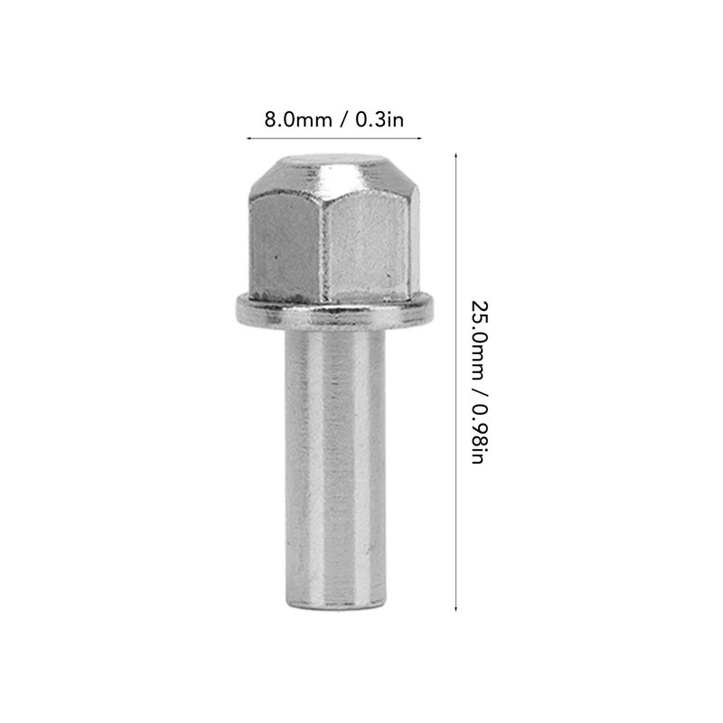 8 Pcs RC Wheel Hub Extension Nut Stainless Steel High