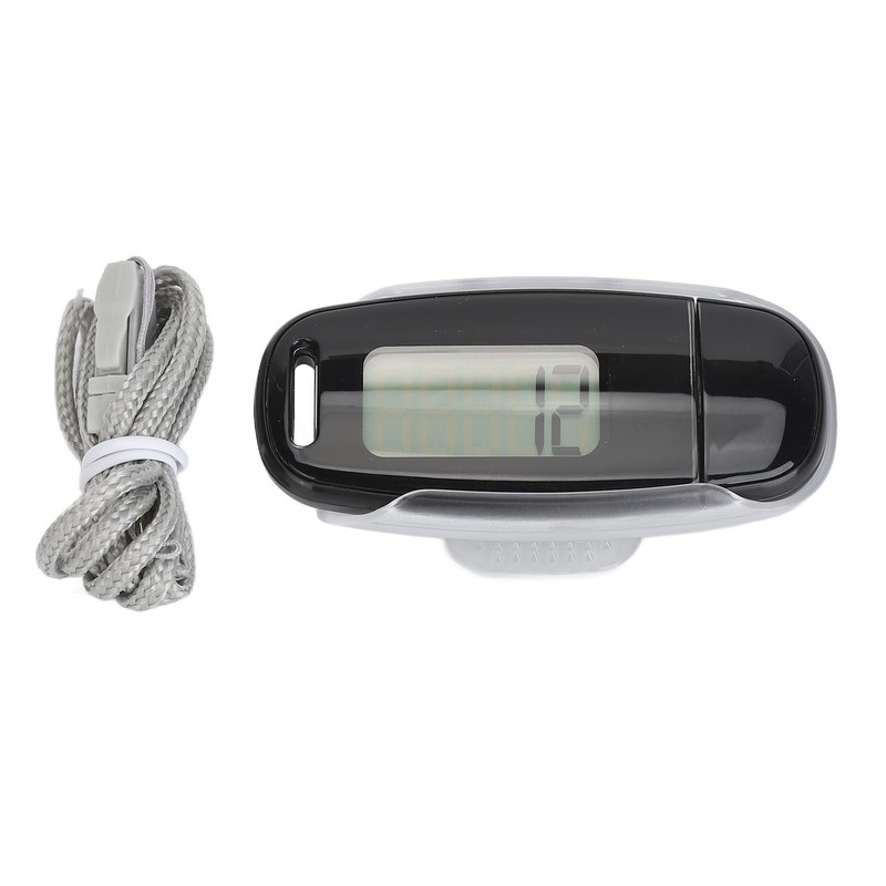 Step Counter Large LCD Screen USB Rechargeable Accurate Portable Lightweight