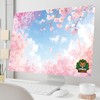Umbrotiger 32-inch monitor dust cover, elastic polyester sunshade, 31" 32"