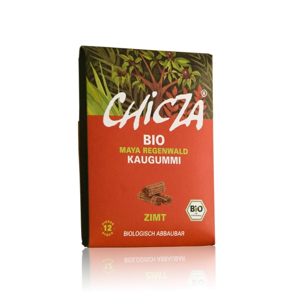 Chicza Organic Chewing Gum Cinnamon (10 x 30 g)