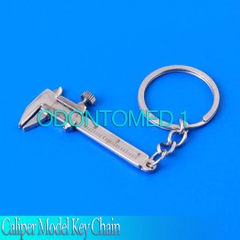 ODM Hot Novelty Simulation Movable Vernier Caliper Model Key Chain Keyring