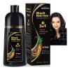 Shampoo Para Canas 500ml Natural Jengibre Tinte Cubre Canas