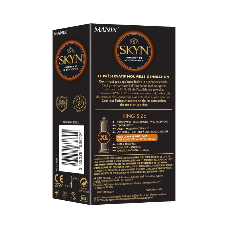 SKYN Manix Skyn King Size 20 Condoms