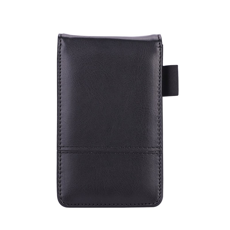 A7 NotePad PU Leather Notebook with Calculator,Handy Jotter Pocket Planner