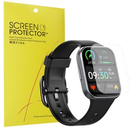 Compatible for Nerunsa Smart Watch Screen Protector, [6 Pack] Full Coverage TPU Clear Film Compatible with Nerunsa Q23 1.69" Smart Watch/Dotn Q23 1.69" SmartWatch/AZTTKIA Q23 1.69" SmartWatch (6 pack)