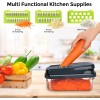 Unbranded 14-In-1 Vegetable Fruit Chopper Cutter Food Onion Veggie Dicer