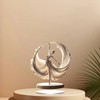 YORISMAL Charming Ballerina Acrylic Statue Women Modern Desk Decoration with