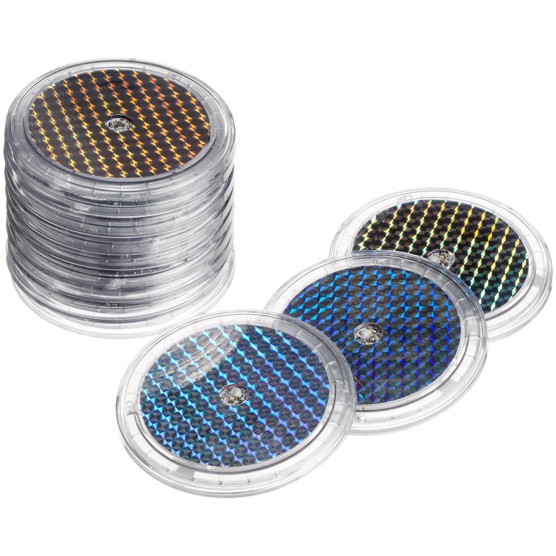 Rainbow Slim Coasters Green (12 Piece)