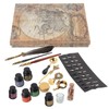 Feather Pen Set European Style British Retro Lacquer Stamp Dipped