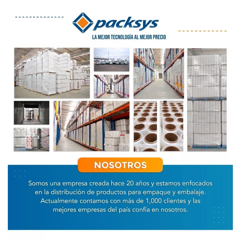 Packsys Guantes De Plástico Desechables Polietileno 1000 Pzs