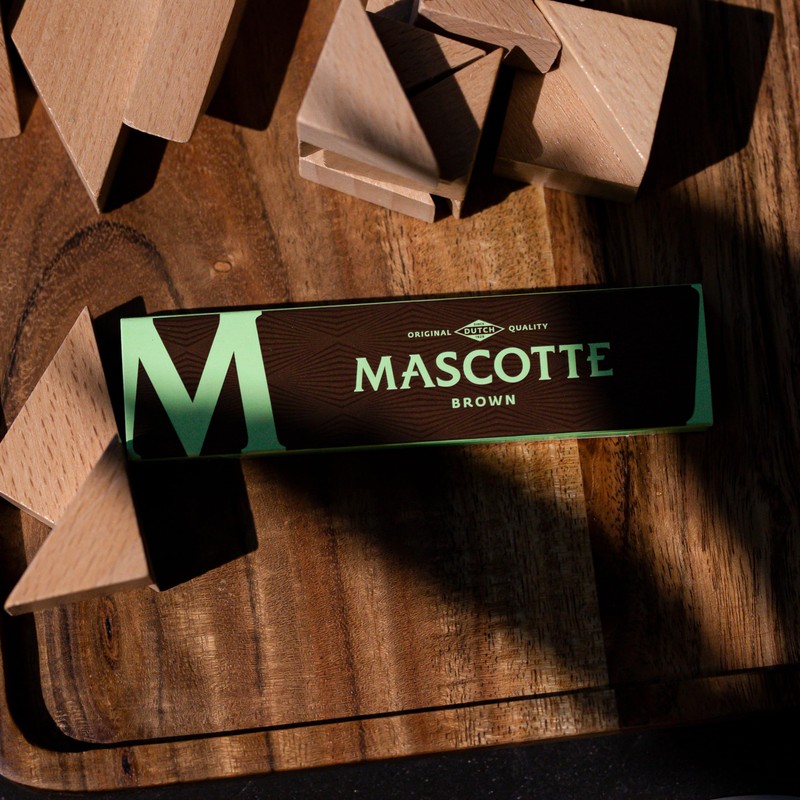Mascotte® Brown Slim Magnet | Unbleached Long Papers | Slim