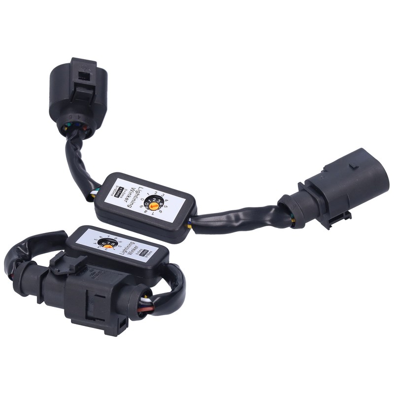 LED Tail Lights Dynamic Turn Signal Adapter Harness Blinker Module