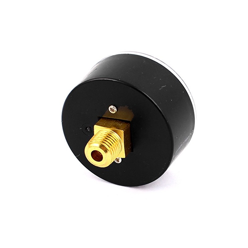 Sourcingmap 13mm 1/4BSP Male Thread Water Air Compressor Pressure Gauge
