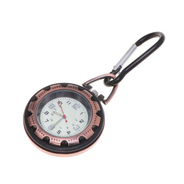 PACKOVE Pocket Carabiner Watch Portable Clip for Hiking Backpacking Multi-Functional