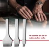 White Steel 2/5/10 Punch Prong Tool Set Lacing Stitching Chisel