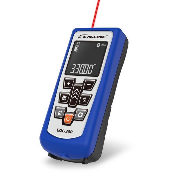 330Ft Range EAGLINE EGL330 Laser Distance Measure, 3-Point Height &