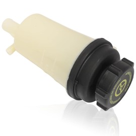 HAFRILY Power Steering Reservoir 140238 Power Steering Fluid Expansion Tank Bottle with Cap Compatible with Ford Focus Mk2 Focus C-Max 2003-2012 Spare Parts 1358217