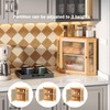 STDDRE Corner Bread Box Kitchen Countertop Extra Large Capacity Farmhouse