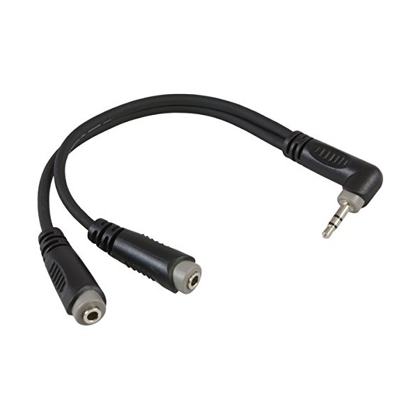 Pro Audio RAYC400 3.5mm Stereo Plug to 2x 3.5mm Stereo Sockets Y-Adapter Cable