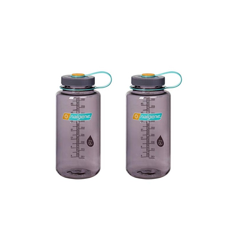 Nalgene Tritan - Juego de 2 botellas de boca ancha