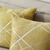 GIGIZAZA Cushion Covers 16x16 Inch Decorative Square Yellow Throw Pillow