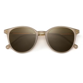 FEISEDY B1312 Women's Sunglasses, Polarized UV400, Boston, UV Protection, Round, Stylish, Driving, Fishing, Climbing, Shopping, Travel, Small Face, Glasses, Chakiro