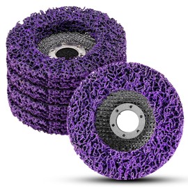NuoDunco 125 mm CSD Disc, Pack of 5 Purple Cleaning Discs Sanding Discs, Nylon Flex Discs Removal of Paints Rust for Angle Grinders